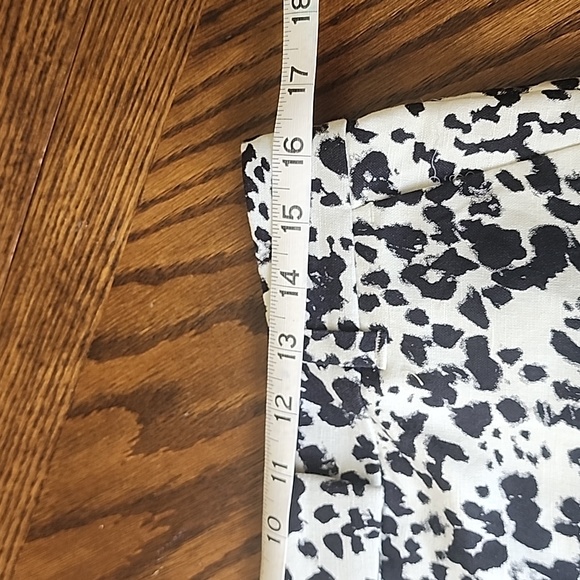 J CREW cheetah printed Scalloped Summer Shorts size 4 - Picture 7 of 9